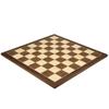 19.7 Inch Walnut and Maple Chess Board view 1