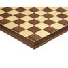 19.7 Inch Walnut and Maple Chess Board view 3