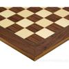 19.7 Inch Walnut and Maple Deluxe Chess Board view 3