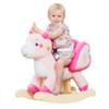 labebe - Baby Rocking Horse, Ride Unicorn, Kid Ride On Toy for 6 Month-3 Year Old, Infant (Boy Girl) Plush Animal Rocker, Toddler/Child Stuffed Ride Toy (Pink) view 1