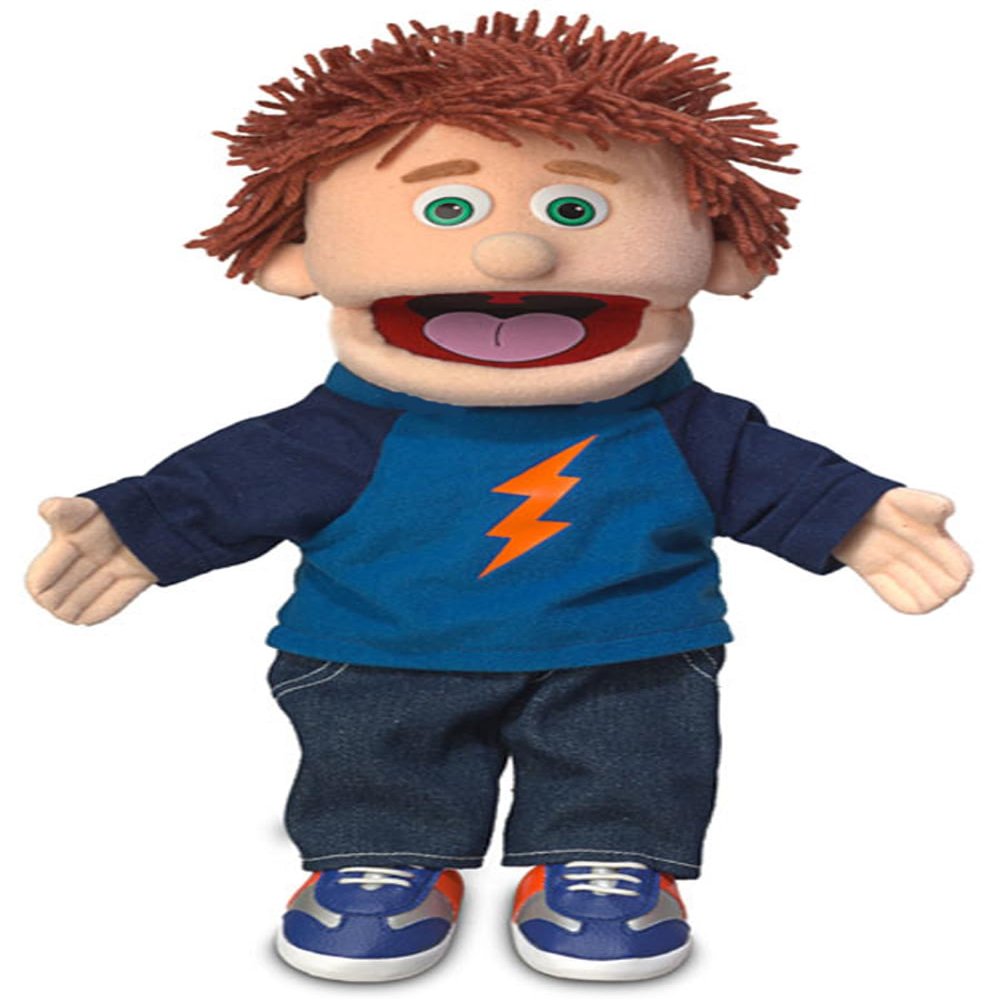 14" Tommy, Peach Boy, Hand Puppet, by Silly Puppets