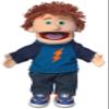 14" Tommy, Peach Boy, Hand Puppet, by Silly Puppets view 1