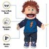 14" Tommy, Peach Boy, Hand Puppet, by Silly Puppets view 3