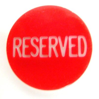 Casino Quality Reserved Poker Button