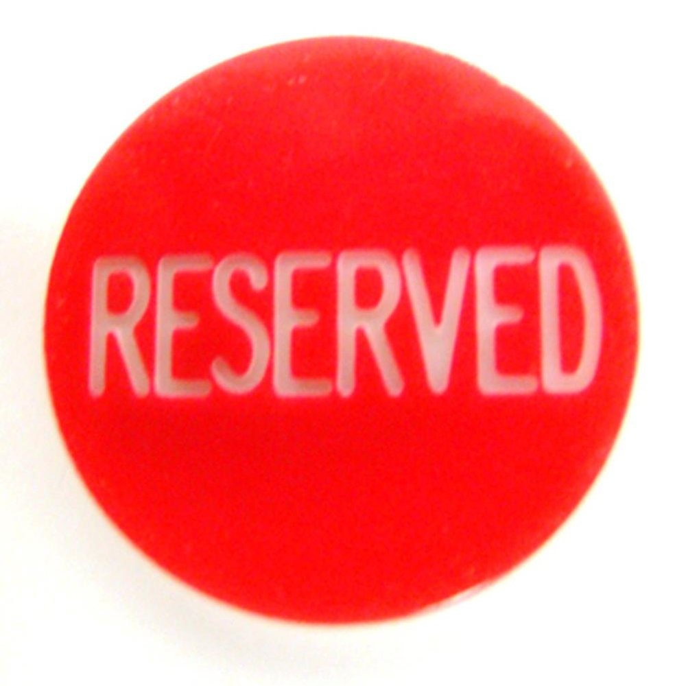 Casino Quality Reserved Poker Button