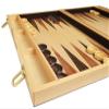 18" Classic Wood Backgammon Set - Burlwood view 3