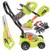 CP Toys 6-Piece Power Gardening Toy Set for Kids Ages 3+, Child Size Indoor/Outdoor Play Kids Tool Set with Leaf Blower, Chainsaw, Lawn Mower, and More, Green view 1
