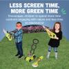 CP Toys 6-Piece Power Gardening Toy Set for Kids Ages 3+, Child Size Indoor/Outdoor Play Kids Tool Set with Leaf Blower, Chainsaw, Lawn Mower, and More, Green view 3