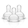 Medela Slow Flow Spare Nipples with Wide Base, 3 Pack, Compatible with Medela Storage Bottles, Made Without BPA view 1
