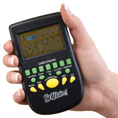Miles Kimball Solitaire Handheld Electronic Card Game