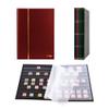 Prophila stamp album (new) 16 black sides, red cover view 1