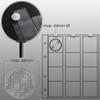 5 Numismatic Prophila Coin Sheets, 12 Pockets up to 44 mm Diameter view 2