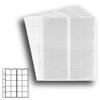 5 Numismatic Prophila Coin Sheets, 20 Pockets up to 34 mm , e.g. 5 DM, 2 DM view 1