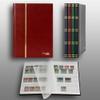 Prophila Small Stamp Album (New) 16 White Sides, red Cover view 2
