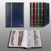 Prophila Stamp Album (New) 60 White Divided Sides, Padded Blue Cover view 2