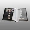 Prophila Stamp Album Stockbook 60 Black Sides, Leatherette Padded Green Cover view 4