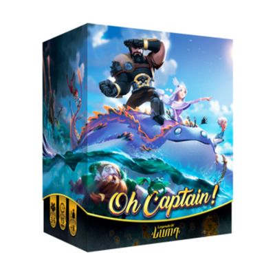 Asmodee Oh Captain! Board Game - Deception and Treasure Adventure! Fun Strategy Game for Kids & Adults, Ages 8+, 3-6 Players, 20 Minute Playtime, Made by Ludonaute