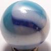 Fabricas Selectas USA Mega Marble - Tiger Shark ToeBreaker - Jumbo 2 Inch Glass Marble view 1