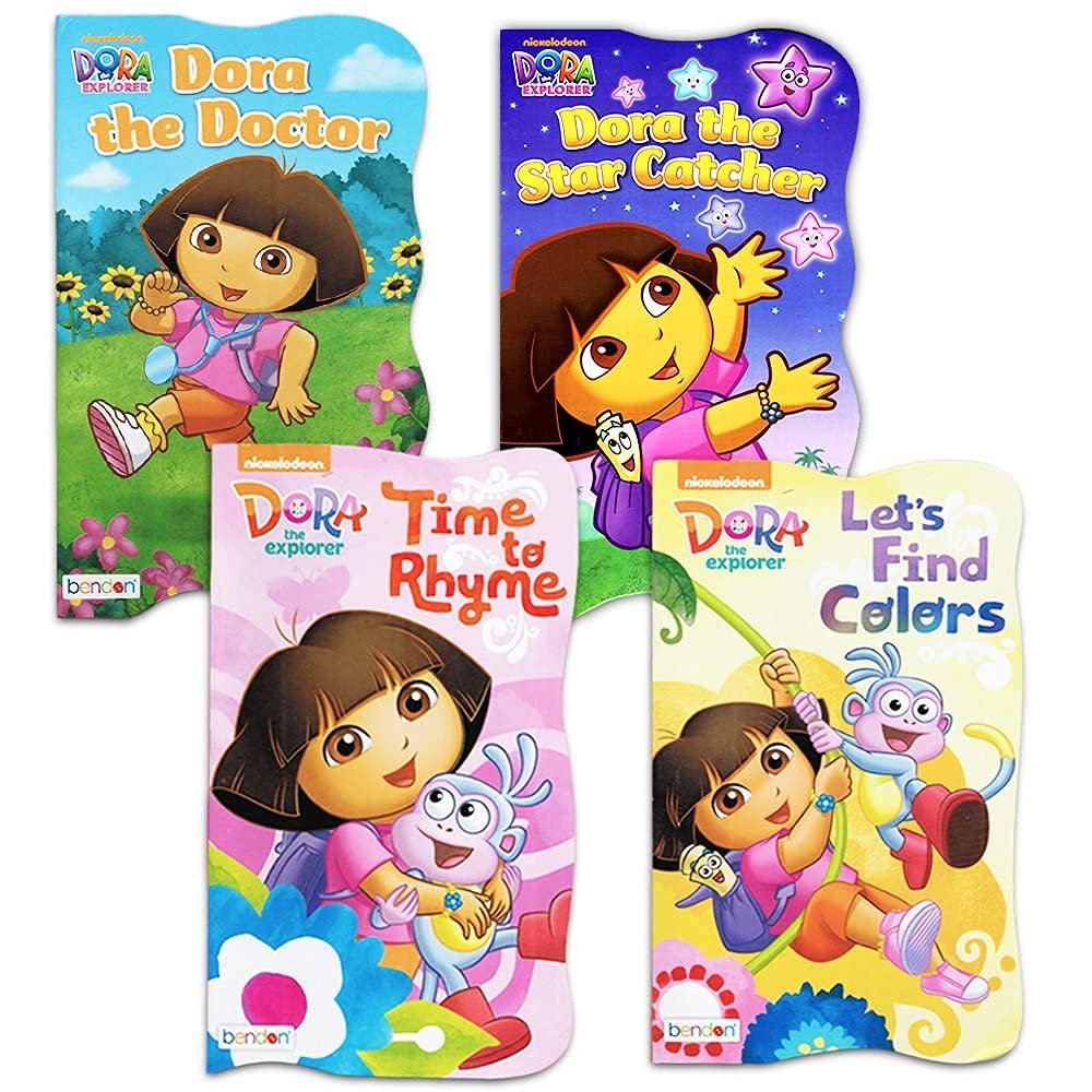 Dora The Explorer Baby Toddler Board Books - Set of Four