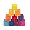 B. toys Baby Blocks Stacking & Building Toys for Babies 10 Soft & Educational Blocks Numbers, Shapes, Colors, Animals One Two Squeeze 6+ Months view 1
