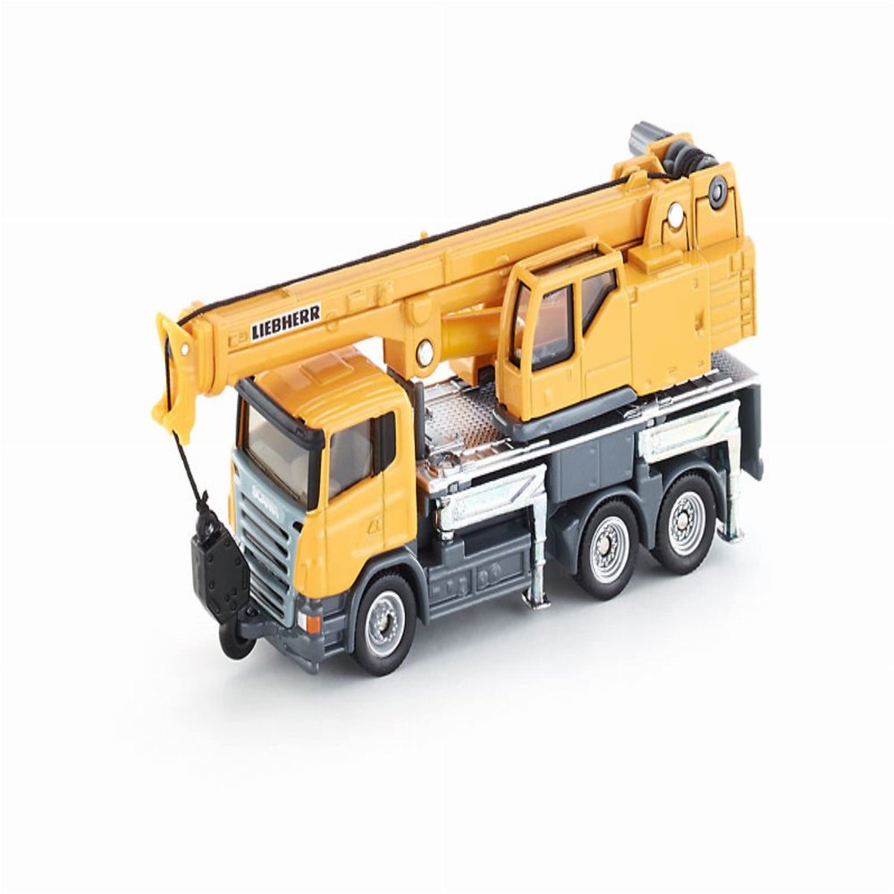 Siku 1859, Telescopic Crane Truck, 1:87, Metal/Plastic, Yellow, Telescopic Extension arm