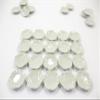 10x20mm White Scallop Flower Plate Dish Dollhouse Miniature Ceramic Supply 12788 view 2