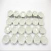 10x20mm White Scallop Flower Plate Dish Dollhouse Miniature Ceramic Supply 12788 view 3