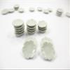10x20mm White Scallop Flower Plate Dish Dollhouse Miniature Ceramic Supply 12788 view 4