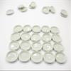 10 Mini White Oval Plate Dish 17x23mm Dollhouse Miniatures Ceramic Supply 12791 view 2