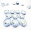 10x25mm Orchid Flower Paint Plate Dish Dollhouse Miniature Ceramic Supply 12808 view 2