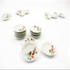 10x25mm Red Orchid Paint Plate Dish Dollhouse Miniature Ceramic Supply 12812 view 3