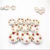 10x20mm Red Heart Paint Plate Dish Dollhouse Miniature Ceramic Supply 12819 view 2