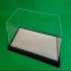 25" L x 12" W x 7" H Acrylic Display Case for 1:8 Scale Pocher Testarossa and Model Cars Black Frame view 1