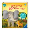 Ravensburger Play+ are You a Lion Like Me? | Touch & Feel Storybook | Encourages Animal Recognition & Fine Motor Skills view 1