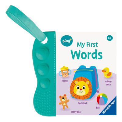 Ravensburger Play+ Flip & Pop - First Words | Early Learning Book | Interactive Pop-Its & Durable Design