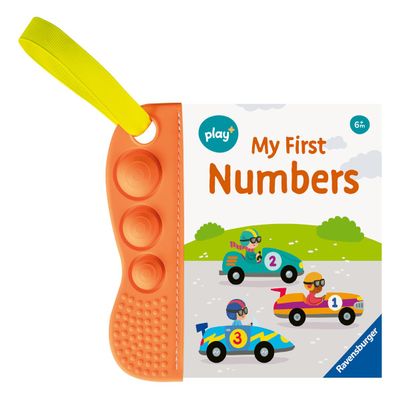 Ravensburger Play+ Flip & Pop - First Numbers | Baby Sensory Book | Encourages Counting & Motor Skill Development