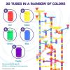 Marble Genius Tubes, 30pcs Marble Run Accessory Set for Kids Ages 4+, Fun Building & Learning Educational Construction Add-on Kit for Teens STEM view 3