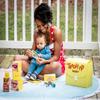 Teach My -Toys Baby Learning Kit: Screen Free Learning Toy , 6 Mos+ Finger Puppets, Board Books, Stacking Blocks To Teach Baby First Words, Numbers, Self and Sounds. Teaching Guides, Storage Case, Multi view 4