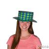 Fun Express Accordion Top Hat Party Hats Set of 12 - Colorful Mad Hatter Tea Party Decorations for Birthday Celebrations | Funny Costume Hats for Kids & Adults Circus Clown Events view 2