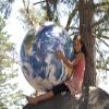 "Huge Inflatable Globe, 1 Meter in Diameter, Earthball" view 1