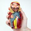 Bits and Pieces - 5pc Nesting Doll Holy Family -The Nativity Family Hand Painted Hand Made Wooden Nesting Dolls Matryoshka Nativity Figurines - Set of 5 Dolls from 5.5" Tall view 4
