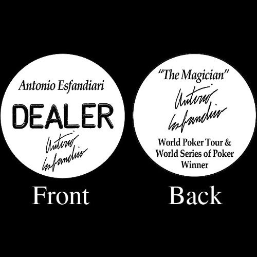 Antonio Esfandiari Professional Collector's Dealer Button