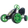 Hauck Sirocco - Racing Go Kart | Pedal Car | Low profile rubber tires | Pedal power auto-clutch free-ride | Adjustable seat - Green view 1