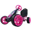 hauck Sirocco Racing Clutch Free Go Kart with Low Profile Rubber Tires, Pink view 1