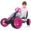 hauck Sirocco Racing Clutch Free Go Kart with Low Profile Rubber Tires, Pink view 3