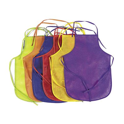 12 Pack Assorted Children's Artists Aprons - Kitchen or Classroom