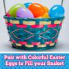U.S. Toy Plastic Easter Eggs (50 per Order), Assorted Colors, 2.5" (SS-UST-ED232) view 4