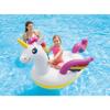 INTEX Enchanted Unicorn Inflatable Pool Float: Animal Pool Toy for Kids  2 Heavy-Duty Handles  88lb Weight Capacity  89" x 68"  for Ages 3+ view 2