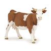 PAPO - Simmental Cow - Realistic Figurine - for Ages 3+ - Farmyard Collection - Hand Painted - Highly Detailed - Durable and Educational - Gift Idea - Collectable - Farm Animal Figurine view 1