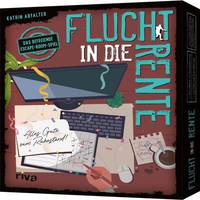 Flucht in die Rente: Das befreiende Escape-Room-Spiel | Geschenk fr Ruhestand, Pension, Fans von Rtsel, Krimi, True Crime. Zu Geburtstag, Weihnachten. Ab 12 (Flucht aus, Band 11)